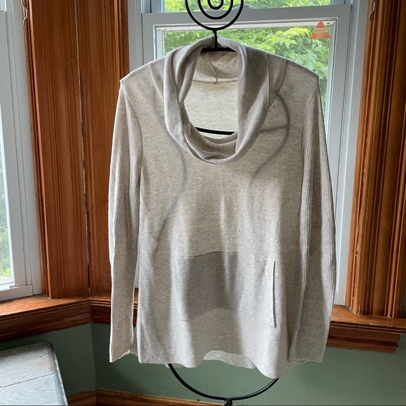 Eileen Fisher cowl neck light weight sweater | size XS - Picture 2 of 5